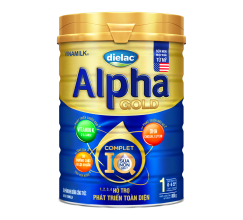 Sữa bột Dielac Alpha Gold 1 800g (cho trẻ từ 0 - 6 tháng tuổi)