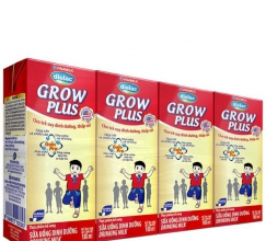 Sữa bột pha sẵn Dielac Grow Plus của Vinamilk ( 180ml)- lốc 4 hộp