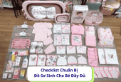Checklist Chuẩn Bị Đồ Sơ Sinh Cho Bé Đầy Đủ