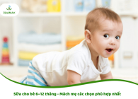 Sữa cho bé 6–12 tháng loại nào tốt? Mách mẹ chọn sữa phù hợp cho bé