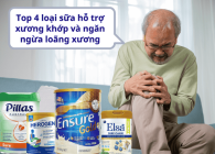 Sữa nào hỗ trợ xương khớp và ngăn ngừa loãng xương?