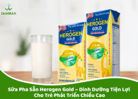 Sữa Pha Sẵn Herogen Gold – Dinh Dưỡng Tiện Lợi Cho Trẻ Phát Triển Chiều Cao