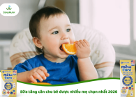 Sữa tăng cân cho bé được nhiều mẹ chọn nhất 2026