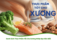  Danh Sách Thực Phẩm Tốt Cho Xương Khớp Bạn Nên Biết