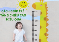 Cách giúp trẻ tăng chiều cao hiệu quả