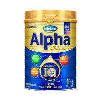 Sữa bột Dielac Alpha Gold 1 800g (cho trẻ từ 0 - 6 tháng tuổi)