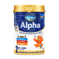 Sữa bột Dielac Alpha 2 400g (cho trẻ từ 6 - 12 tháng tuổi)