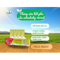 Thùng sữa bột pha sẵn colsbaby 180 ml