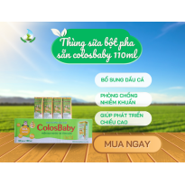 Thùng sữa bột pha sẵn colsbaby gold 110 ml