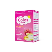 Bột ăn dặm Colos HMO Gạo – Chuối – Táo