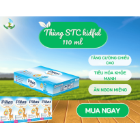 Thùng sữa bột pha sẵn Pillas Grow  110ml