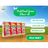 Sữa bột pha sẵn Nuti Grow Plus Đỏ
