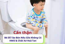 Cẩn Thận! Bé Dễ Táo Bón Nếu Sữa Không Có HMO & Chất Xơ Hoà Tan Cẩn Thận! Bé Dễ Táo Bón Nếu Sữa Không Có HMO & Chất Xơ Hoà Tan
