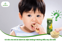 Có nên cho bé ăn bánh ăn dặm không? Những điều mẹ cần biết