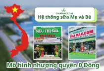 Hệ thống sữa Mẹ và Bé. Mô hình nhượng quyền 0 Đồng Hệ thống sữa Mẹ và Bé. Mô hình nhượng quyền 0 Đồng