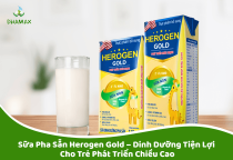 Sữa Pha Sẵn Herogen Gold – Dinh Dưỡng Tiện Lợi Cho Trẻ Phát Triển Chiều Cao