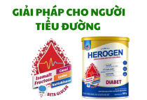 GIẢI PHÁP DINH DƯỠNG CHUYÊN BIỆT DÀNH CHO NGƯỜI TIỂU ĐƯỜNG  - SỮA BỘT HEROGEN DIABET GIẢI PHÁP DINH DƯỠNG CHUYÊN BIỆT DÀNH CHO NGƯỜI TIỂU ĐƯỜNG  - SỮA BỘT HEROGEN DIABET