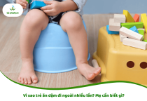 Vì sao trẻ ăn dặm đi ngoài nhiều lần?Mẹ cần phải biết?