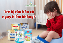 Trẻ bị táo bón có nguy hiểm không? Nên cho bé ăn gì? Bổ sung sữa nào tốt nhất? Trẻ bị táo bón có nguy hiểm không? Nên cho bé ăn gì? Bổ sung sữa nào tốt nhất?