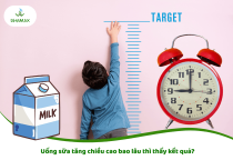 Uống sữa tăng chiều cao bao lâu thì thấy kết quả?