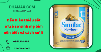 Dấu hiệu thiếu sắt ở trẻ sơ sinh mẹ bỉm nên biết và cách xử lý