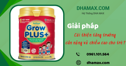 Giải pháp nào cải thiện tăng trưởng cân nặng và chiều cao cho trẻ?