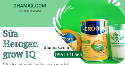 Thành phần sữa Herogen Grow IQ tốt cho sự phát triển của trẻ nhỏ