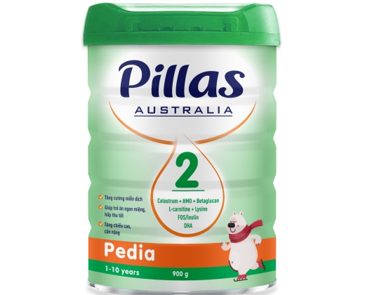 SỮA BỘT PILLAS AUSTRALIA PEDIA 2 900G