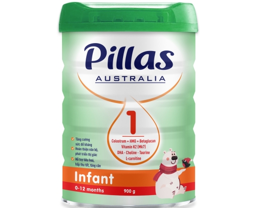 SỮA BỘT PILLAS AUSTRALIA INFANT 900G