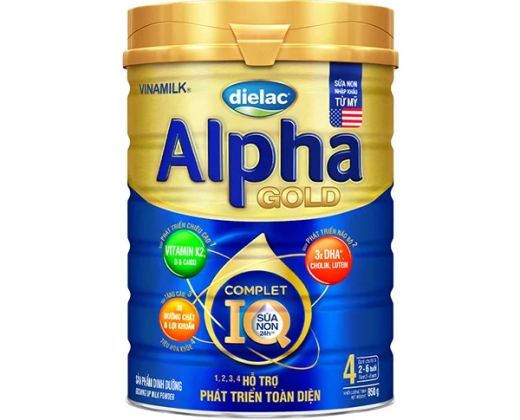 Sữa bột Dielac Alpha Gold 4 850g (cho trẻ từ 2- 6 tuổi)