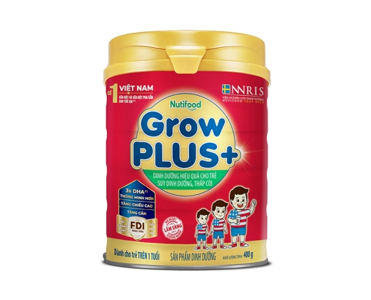 SỮA GROWPLUS+ DINH DƯỠNG HIỆU QUẢ CHO TRẺ SUY DINH DƯỠNG, THẤP CÒI