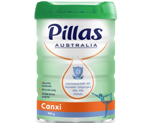 SỮA BỘT PILLAS AUSTRALIA CANXI 900G