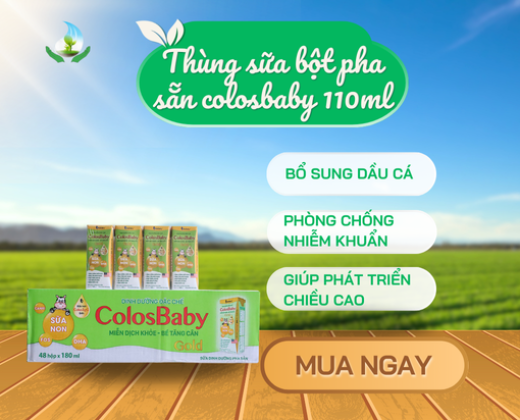 Thùng sữa bột pha sẵn colsbaby gold 110 ml