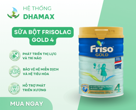  Sữa bột Friso Gold số 4 ( 2-4 tuổi)