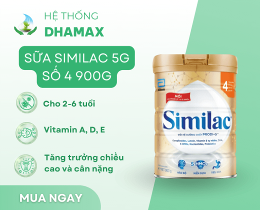 Sữa Similac 5G số 4 900g (2-6 tuổi)