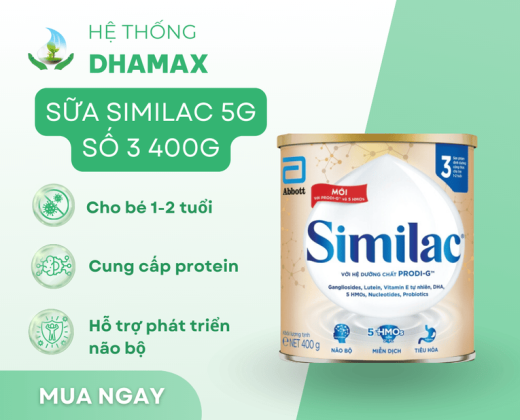 Sữa bột Similac 5G số 3 400g (cho bé 1-2 tuổi)