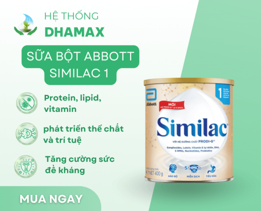 Sữa bột Abbott Similac 1 cho trẻ 0-6 tháng (400g)