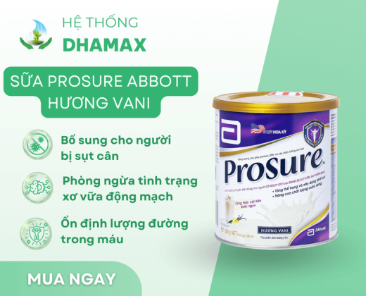 Sữa bột Prosure Vanilla 380g