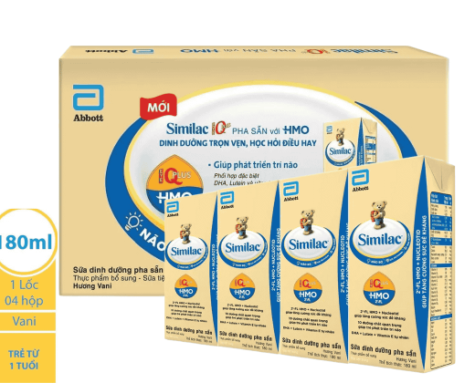 Sữa bột pha sẵn Similac hương vani 180 ml