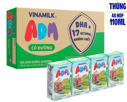 Sữa dinh dưỡng  ADM có đường 110ml