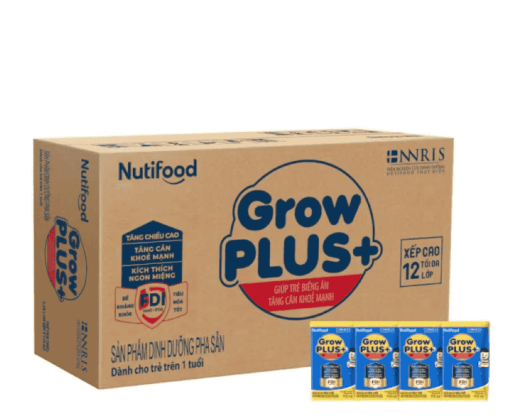 Sữa bột pha sẵn Nuti Grow Plus Xanh 110ml