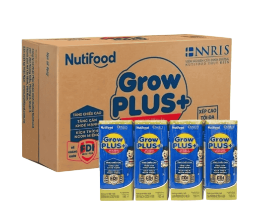 Sữa bột pha sẵn Nuti Grow Plus Xanh 180ml