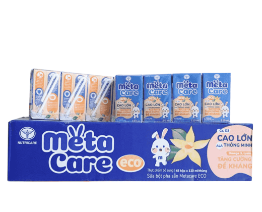 Sữa bột pha sẵn metacare xanh 110ml