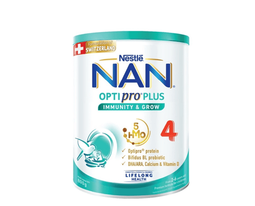 Sữa Nan Optipro Plus số 4 5HMO 800g cho bé 2-6 tuổi.