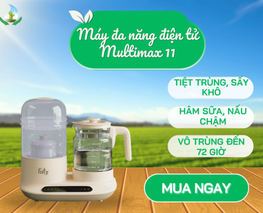 Máy đa năng điện tử ( tiệt trùng, sấy khô, hầm,hấp cháo chậm, đun và hâm nước) Multimax 11