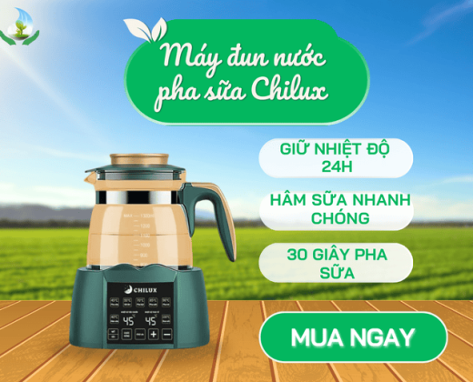 Máy đun nước pha sữa Chilux