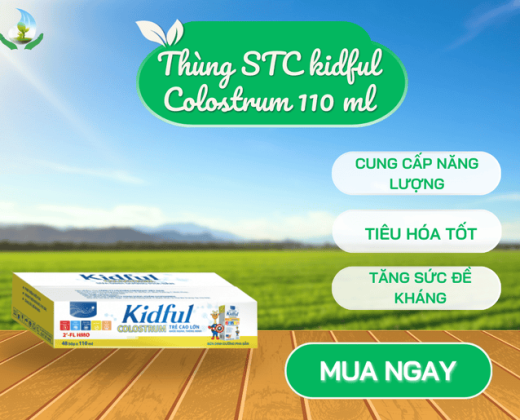 Thùng sữa pha sẵn kidful Colostrum 