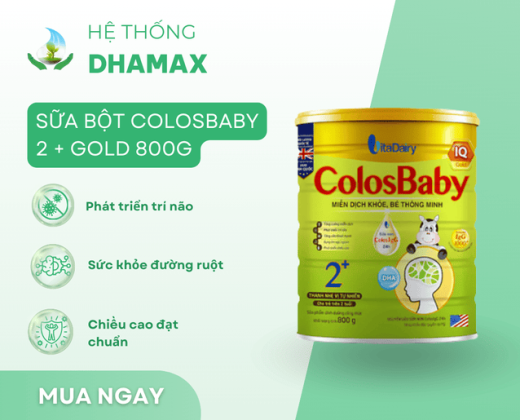 Sữa bột Colosbaby 2 + gold 800g