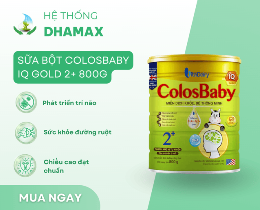 Sữa Colosbaby IQ Gold 2+ 800g (từ 2 tuổi)