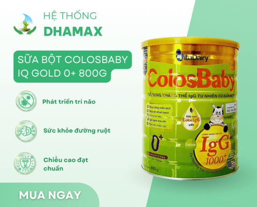 Sữa bột ColosBaby IQ Gold 0+ 800g